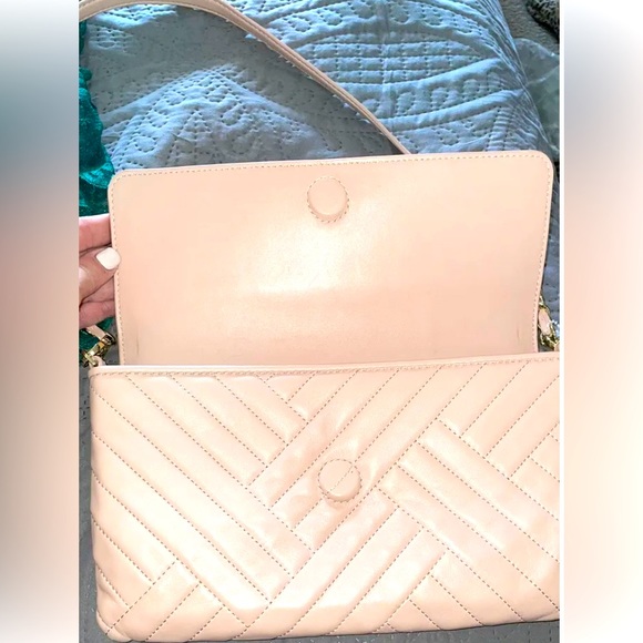 Tory Burch Fleming Convertible Shoulder Soft Pink Bag - Picture 8 of 11